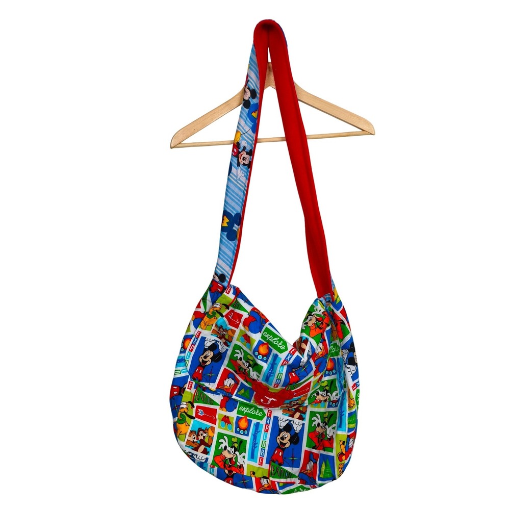 Handmade Mickey Mouse Crossbody Bag Perfect for Disney Cruise & Park Essentials - Picture 2 of 8